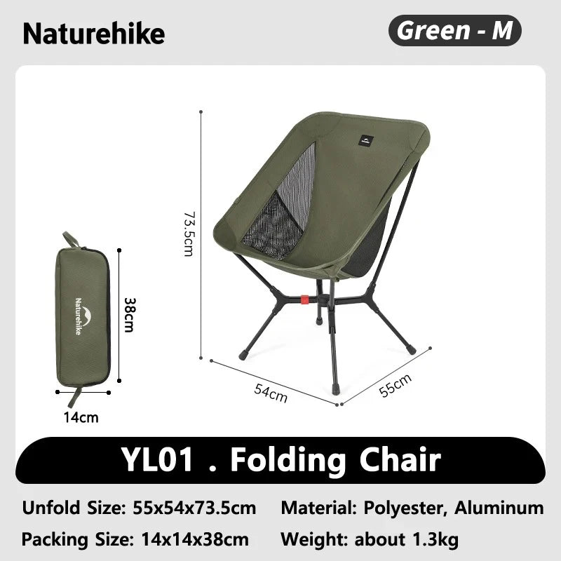 Naturehike Campingstuhl Ultraleicht Tragbar