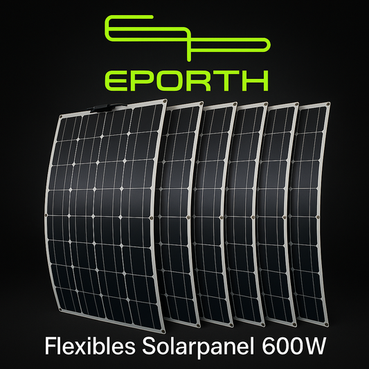 12V Flexibles Solarpanel Biegsam Wasserdicht Monokristallin