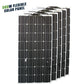 12V Flexibles Solarpanel Biegsam Wasserdicht Monokristallin