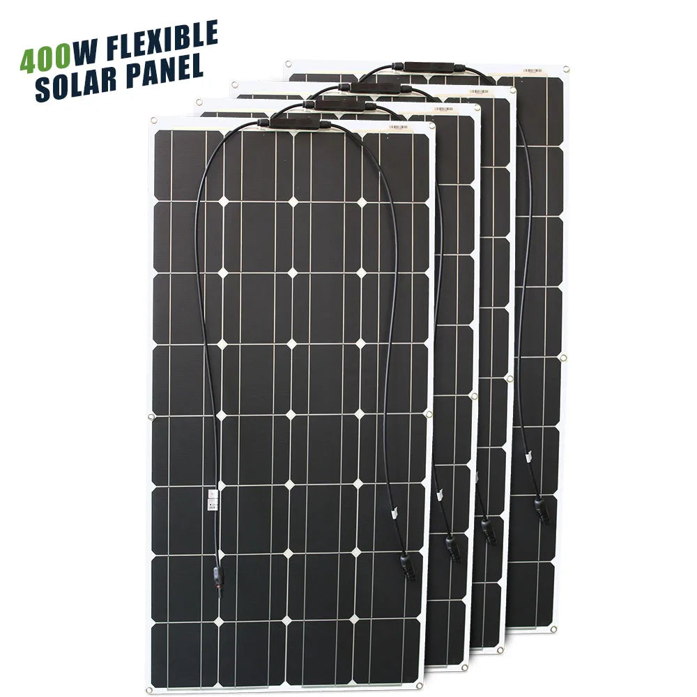 12V Flexibles Solarpanel Biegsam Wasserdicht Monokristallin