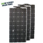 12V Flexibles Solarpanel Biegsam Wasserdicht Monokristallin