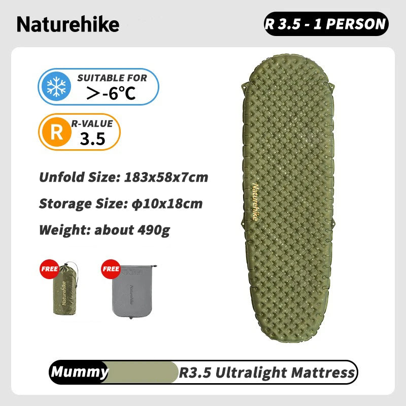 Naturehike Aufblasbare Isomatte Campingmatte Outdoor Ultraleicht