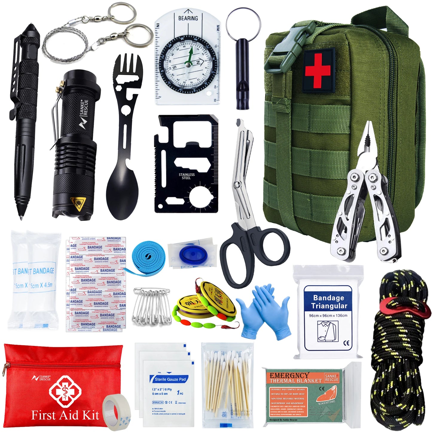 Survival Erste-Hilfe Komplettset Molle Outdoor Ausrüstung