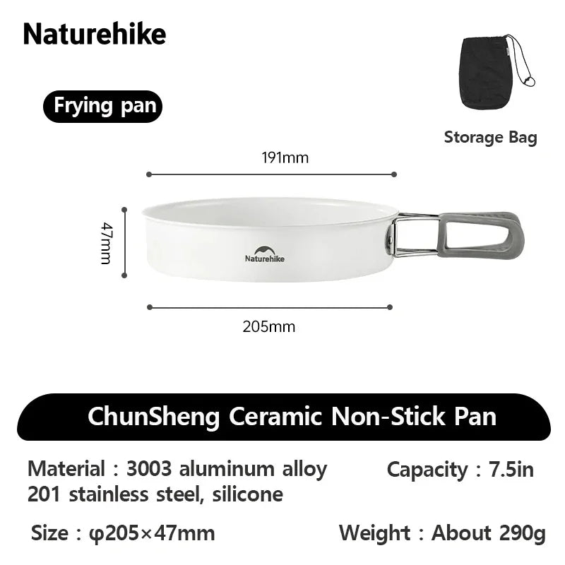 Naturehike Camping-Kochgeschirr Keramik Tragbar