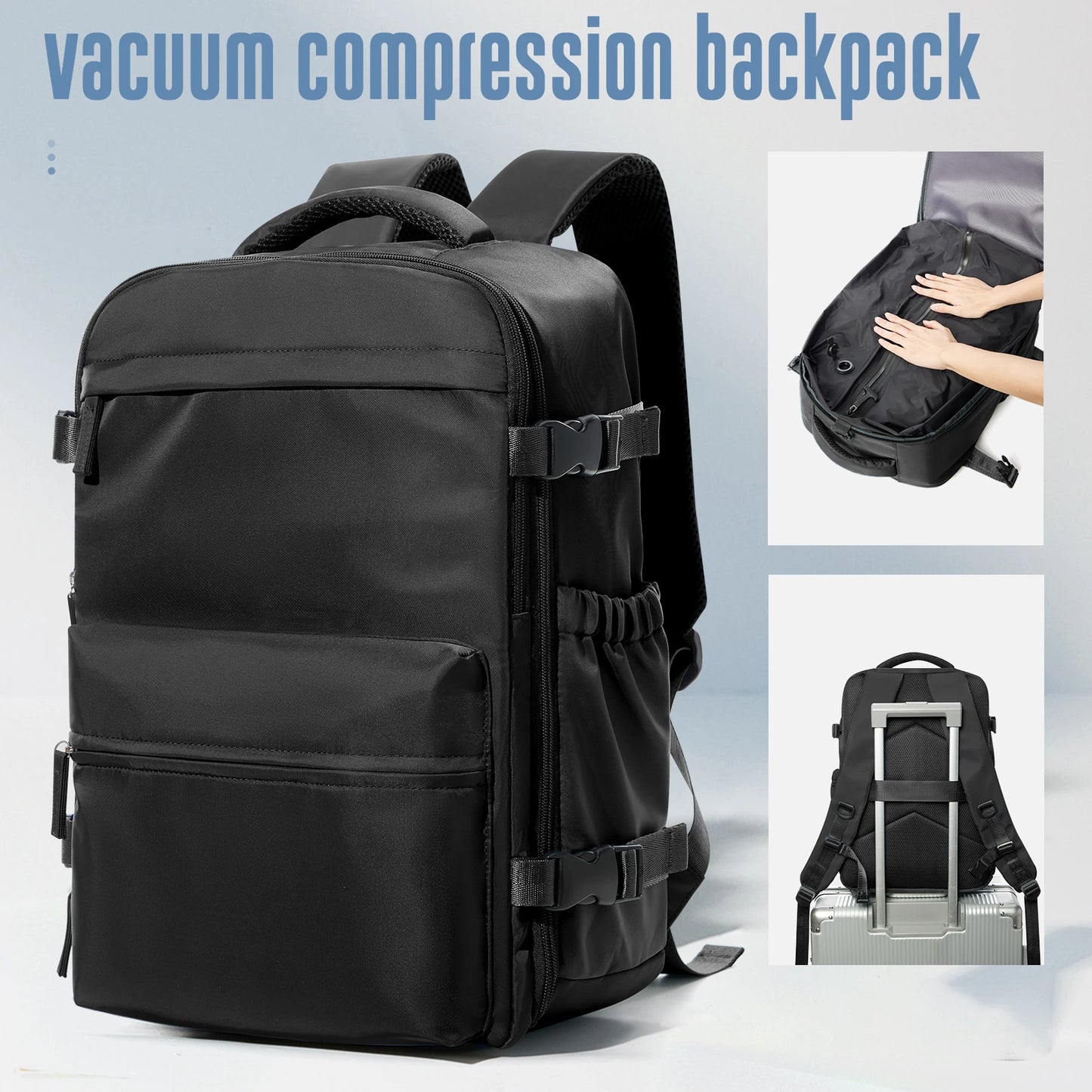 Vacuum Backpack Travel Bag Large Capacity