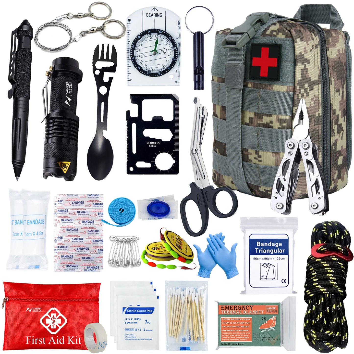 Survival Erste-Hilfe Komplettset Molle Outdoor Ausrüstung
