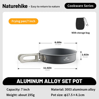 Naturehike Camping-Topfset Tragbar Outdoor