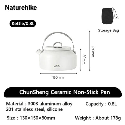 Naturehike Camping-Kochgeschirr Keramik Tragbar