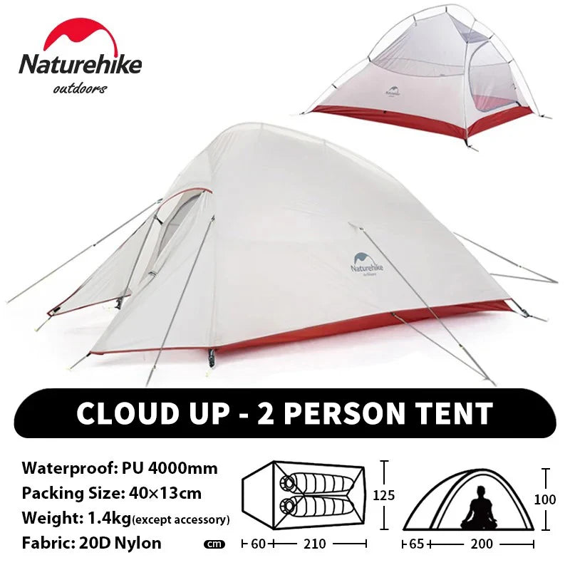 Naturehike Verbesserte Cloud Zelt Outdoor Ultraleicht