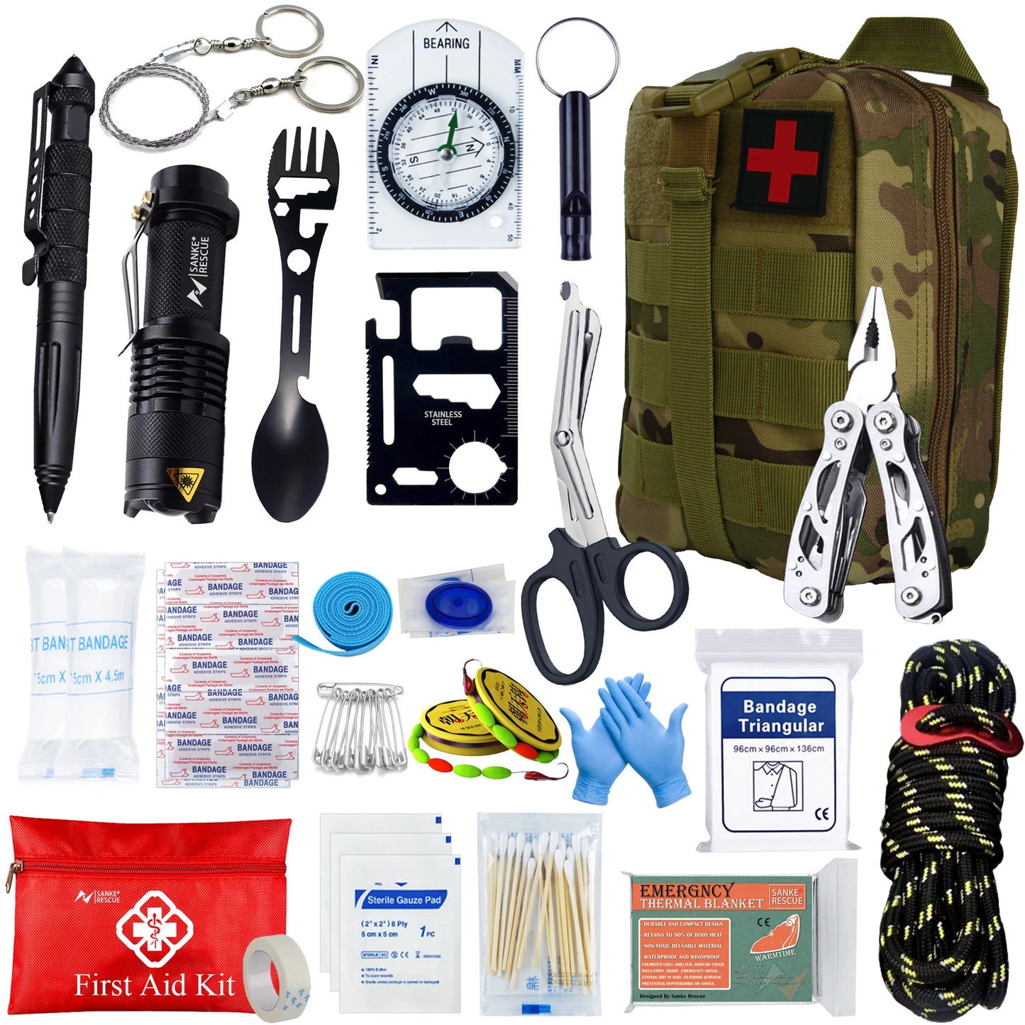Survival Erste-Hilfe Komplettset Molle Outdoor Ausrüstung