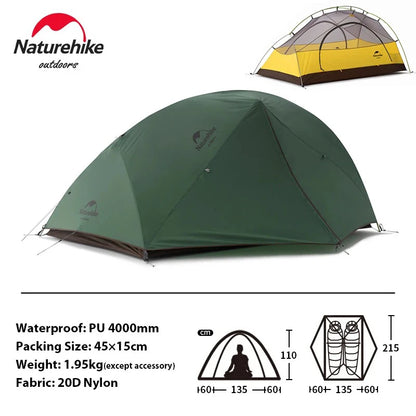 Naturehike Star River Zelt Camping 2 Personen