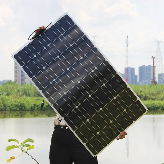 12V Flexibles Solarpanel Biegsam Wasserdicht Monokristallin