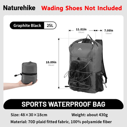 Naturehike Outdoor Wasserdichte Tasche Tragbar Ultraleicht