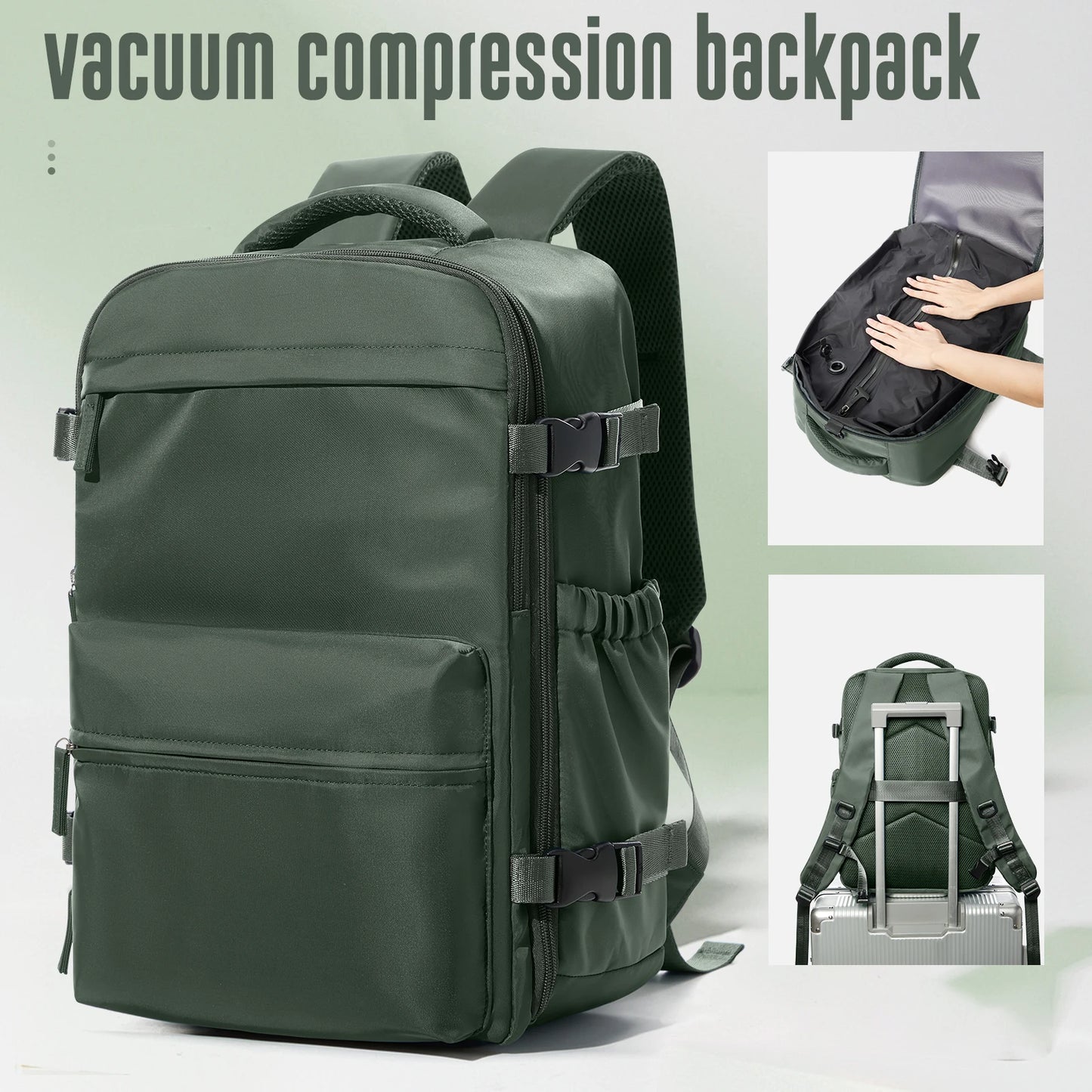 Vacuum Backpack Travel Bag Large Capacity
