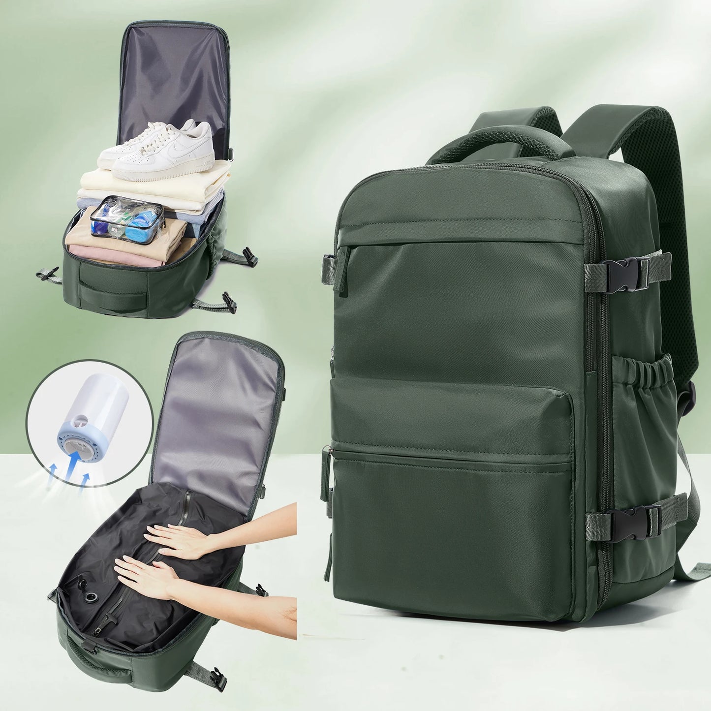 Vacuum Backpack Travel Bag Large Capacity