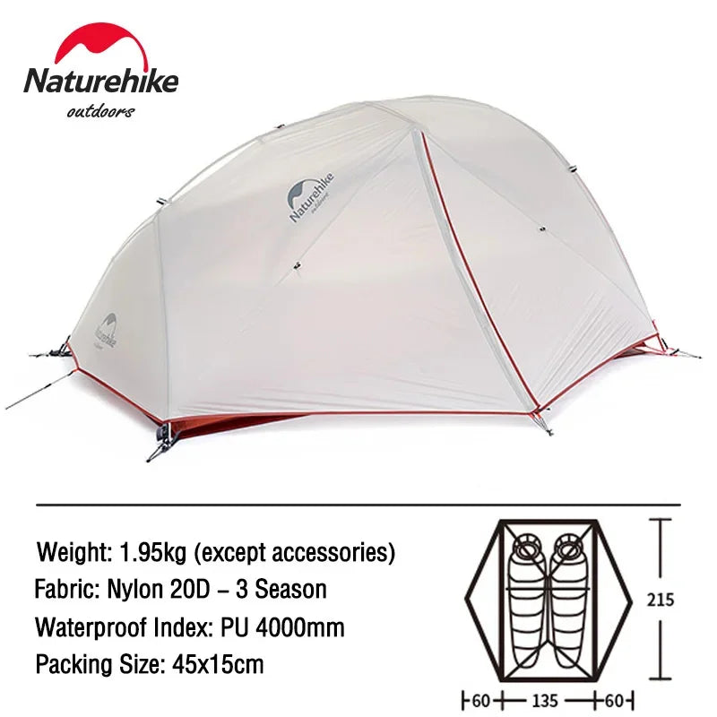 Naturehike Star River 2 Personen Rucksackzelt