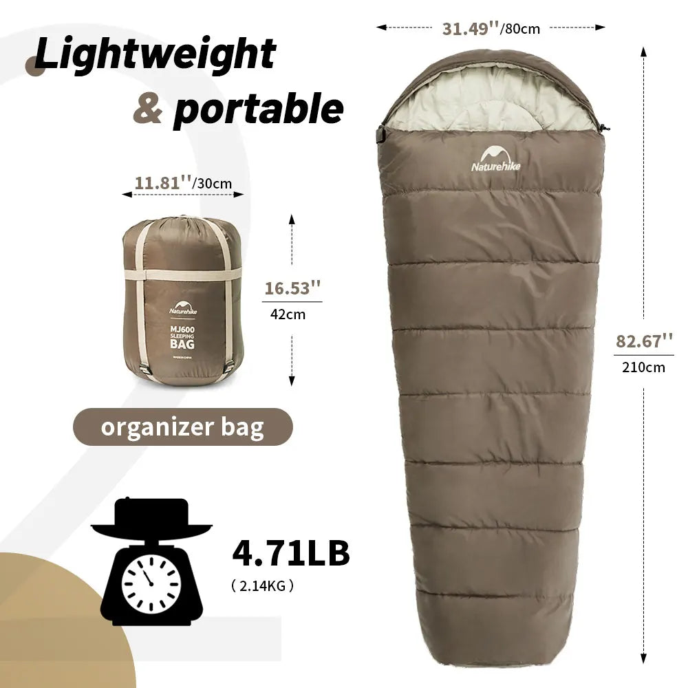 Naturehike Winter-Schlafsack MJ300/MJ600