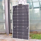 12V Flexibles Solarpanel Biegsam Wasserdicht Monokristallin