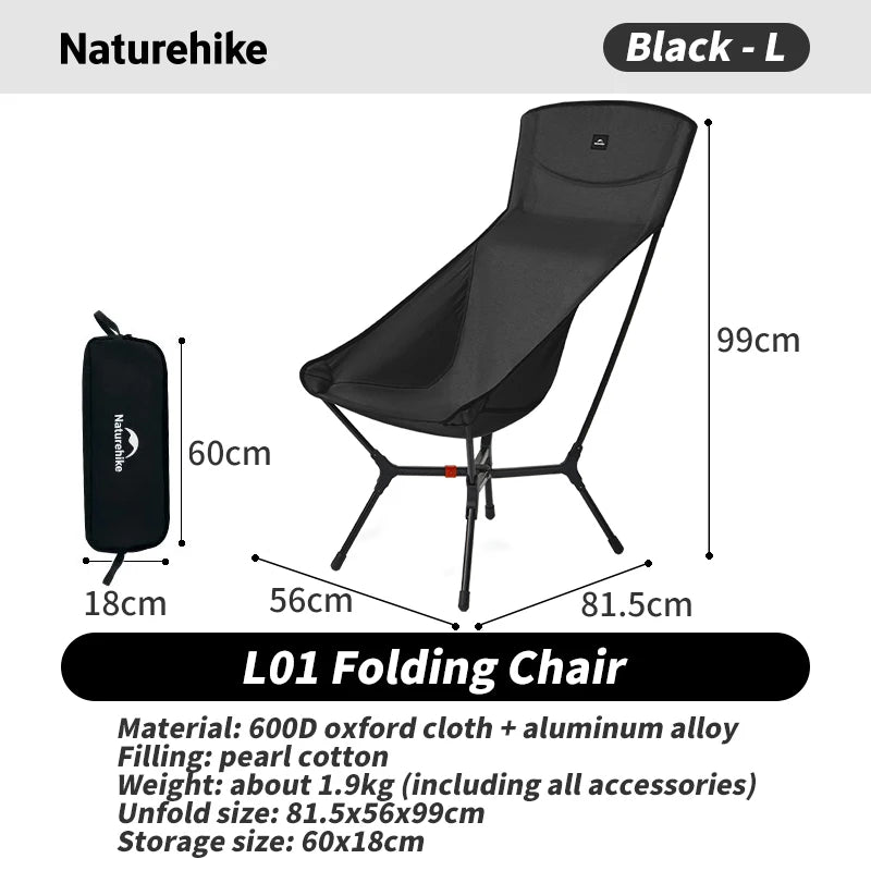 Naturehike Campingstuhl Ultraleicht Tragbar