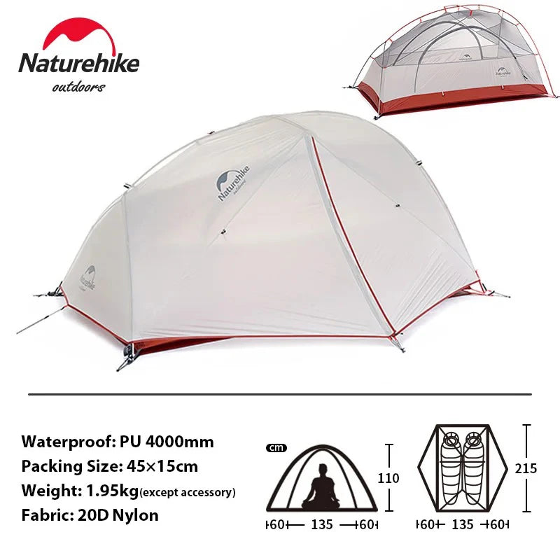 Naturehike Star River Zelt Camping 2 Personen