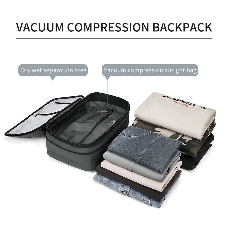 Travel Backpack Vacuum Compression