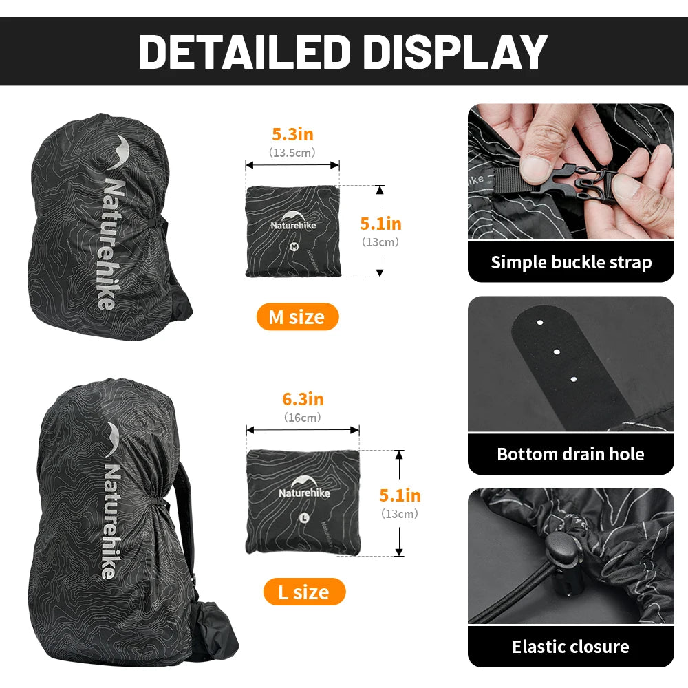 Naturehike 30L-60L Wasserdichter Reflektierender Rucksack